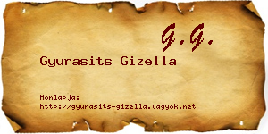 Gyurasits Gizella névjegykártya